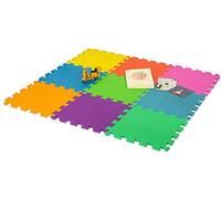 DIVCHI Foam Play Mat - 29x29cm Multi Colour Floor Mats 36 Pack - Comfortable Cushiony Foam Floor Puzzle Mat for Kids & Toddlers