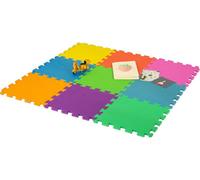 Divchi Foam Play Mat - 29X29Cm Multi Colour Floor Mats 9 Pack - Comfortable Cushiony Foam Floor Puzzle Mat For Kids & Toddlers