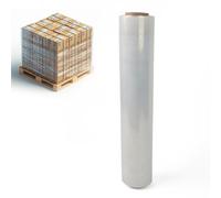 DIVCHI Heavy Duty Strong Pallet Stretch Wrap Shrink Wrap Packaging Cling Film Plastic Pallet Stretch Wrap For Moving Home Furniture Luggage and Parcel (500mm x 250m, Pack of 1)