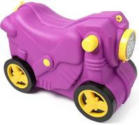 Divchi Kids Suitcase With Wheels Ride On, Carry On, Sit On Hand Luggage Cabin Trolley Children Suitcase Purple