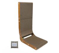 DIVCHI L Shape Vertical Cat Scratcher 69cm High Scratching Board for Indoor Cats Protecting Furniture Scratch Pad Cardboard Cat Scratching with Ball Toy