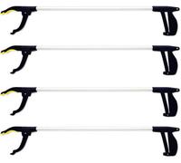 Divchi Litter Picker 12Pack 30-Inch Grabbing Tool With Magnetic Pick-Up Tip, Extended Reach, Comfortable Handle, And Multi-Purpose