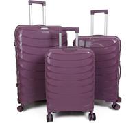 Divchi Luggage Sets 3 Piece Hard Shell Expandable Suitcases Lightweight Travel Suitcase With Spinner Wheels Tsa Lock Purple