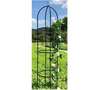 DIVCHI Metal Garden Obelisk 1.9m Climbing Plant Flowers Steel Frame