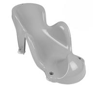 DIVCHI Newborn Baby Bath Support | Ergonomic Soft-Touch Plastic Seat | Lightweight Non-Slip Base | Hygienic & Compact | Infant Bathing | Perfect for Babies up to 6 Months (Grey)