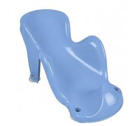 DIVCHI Newborn Baby Bath Support | Ergonomic Soft-Touch Plastic Seat | Lightweight Non-Slip Base | Hygienic & Compact | Infant Bathing | Perfect for Babies up to 6 Months (Blue)