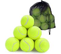 Divchi Pack Of 6 Tennis Balls, Sport Play Dog Toy Ball, Great For Lessons, Practice, Throwing Machines & Playing With Pets