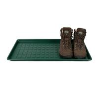 DIVCHI Plastic Boot Tray With Raised Edges | Multipurpose Entryway Shoe Tray | Pet Food Mat | Tools Storage (Green)