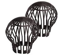 DIVCHI Plastic Gutter Guards - Set of 2 Downpipe Leaf Guard Drain Pipe Cover Gutter Mesh Drain Filter Downspout Protector Pipe Trap Balloon Guard Filter