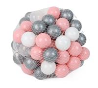 DIVCHI Playballs Soft Pit Balls for Kids, Small Metallic Color Plastic Balls, durable, Smooth Surface and No Sharp Edges, Toxic Free, Multi Pack Baby Approved Playball Set (100PCS)