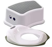 DIVCHI Potty Training Seat + Toddler Step Stool for Kids Potty Training Toddler Toilet Seat Attached To Regular Toilet Seat for Boys Girls Kids Bathroom