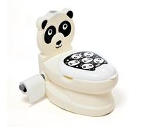 DIVCHI Potty Training Toilet With Life-like Flush Button & Sound & Toilet Paper Holder | Easy To Clean | Splash Guard | Anti-slip Base | Encourage Potty Training Practice (Panda)