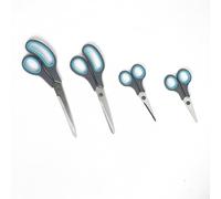 DIVCHI Scissors Heavy Duty 4 Pack Scissors with Stainless Steel Sharp Blades and Comfort Grip Handles - For Kitchen, Paper, Office, Home, School, Sewing, and Crafts