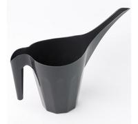 Divchi Small Watering Can With 1.25L Capacity Long Spout Indoor & Outdoor Water Jug Pot For House Plant Garden Flower Black