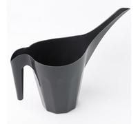 DIVCHI Small Watering Can With 1.25L Capacity Long Spout Indoor & Outdoor Water Jug Pot For House Plant Garden Flower (Black)