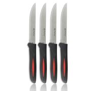DIVCHI Steak Knives Set Of 4 Serrated Steak Knife Dishwasher Safe Kitchen Knife Sets Sharp Dinner Knives With Ergonomic Handle Cutlery Knives For Home/Restaurant
