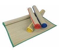 DIVCHI Straw Beach Mat 60 x 180cm, Foldable Outdoor Blanket for Travel, Camping, Hiking, Outdoor Picnics, Lightweight