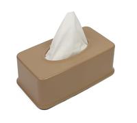 DIVCHI Tissue Box Holder Rectangular Wipe Box With Removable Cover Tissue Holder | Napkin Dispenser | Tissues Organizer (Brown)