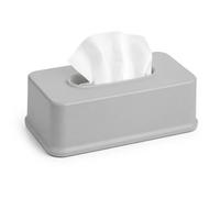 DIVCHI Tissue Box Holder Rectangular Wipe Box With Removable Cover Tissue Holder | Napkin Dispenser | Tissues Organizer (Grey)