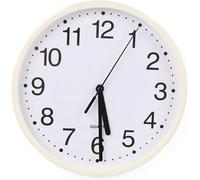 Divchi Wall Clock Silent & Non-Ticking Modern Battery Operated Digital Quiet Sweep Office Home School Kitchen Decor Clocks White