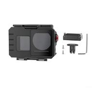 Dive Case for Action Camera, for Action 5 Long-lasting Metal Shell with Mount Waterproof Underwater Housing 60M Protective Case for Sports Photography(Black2)