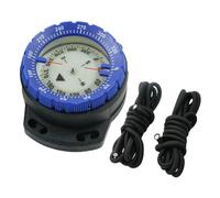 Dive Compass Scuba, Water Resistant Underwater Dive Compass with Rope, Glowing with Side Window, Scuba Diving Accessories for Easy Navigation
