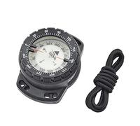 Dive Compass Wrist Compass Scuba Luminous Wrist Compass Waterproof Underwater Navigation Compass with Bungee Night Vision Black