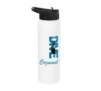 Dive Cozumel Scuba Diving Trip Diver Tee Stainless Steel Insulated Water Bottle