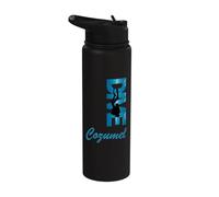 Dive Cozumel Scuba Diving Trip Diver Tee Stainless Steel Insulated Water Bottle