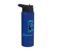 Dive Cozumel Scuba Diving Trip Diver Tee Stainless Steel Insulated Water Bottle