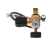 Dive Cylinder Fill Hose Valve for 400 Bar G5/8 Dive Cylinder(Black 78-14) | Dual scale 0-40 MPa, 0-6000 psi display, 48mm large dial, sealed face, outdoor ready