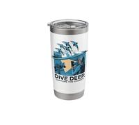 Dive Deep Below The Surface to Capture Ocean Secrets Stainless Steel Insulated Tumbler