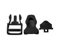 Dive Fin Strap Clips 2-Pack Fits Most Fins Black(A)