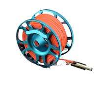 Dive Finger Reel, Aluminum Scuba Finger Reel 15/30M Hook Cave Wreck Drift Multicolor(Blue 30M)