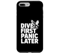 Dive First Panic Later Funny Hawk Lover Case for iPhone 7 Plus/8 Plus