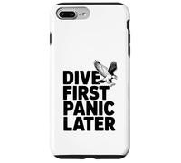 Dive First Panic Later Funny Hawk Lover Case for iPhone 7 Plus/8 Plus