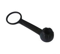 Dive First Stage Protector Cap for DIN Valve 12cm | Vented design prevents gas trapping, easy removal, fits 200-300 bar, rubber material, black color