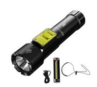 Dive Flashlight Aluminum Alloy Waterproof Hand Torch for Camp Shoreline Visibility Damp Condition Outdoor Lighting Coastal Search Light Shallow Water Lighting Humid Weather Hand Lamp Shoreline Beam