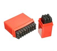 Dive into Creativity Comprehensive 36pcs Letter & Number Metal Punches for Diverse Craft Projects (2.5mm)