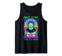 Dive Into The Future - Psychedelic Vision Graphic Tank Top