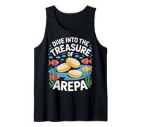 Dive Into The Treasure of Arepa Design Tank Top