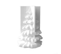 Dive into the World of DIY with This Practical 1pc Silicone Candle Making (Three dimensional Christmas Tree Small)