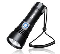Dive Light, 2500 Lumen Underwater Flashlight, IPX8 Waterproof Diving Torch with 200M Depth, Power Indicator Scuba Lights, Professional Accessories for Snorkeling & Scuba Diving Gift