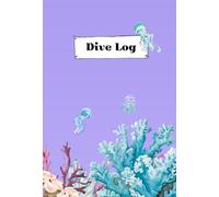 Dive log for 100 dives: Pastel Indigo