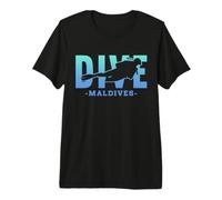 Dive Maldives Diving Diver Souvenirs Premium T-Shirt