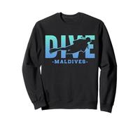 Dive Maldives Diving Diver Souvenirs Sweatshirt