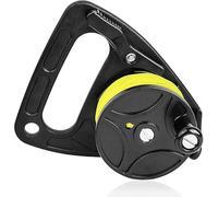 Dive Reel, Diving Reel with Thumb Stopper, Heavy Duty 46m/150ft Yellow Line SMB Scuba with Handle Stop Switch for for Cave, Wreck, Drift Diving, Kayak Anchorand More Underwater Activities