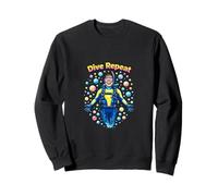 Dive Repeat Scuba Diving Ocean Adventure Design Sweatshirt
