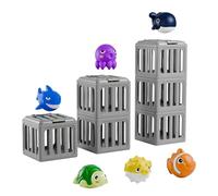 Dive Toys - Waterproof Floating Funny Set Kids Swimming Toy Pool Games for Outdoor Summer Vacation Backyard Beach Lake River Travel Play Game Sinkable Rings Stick Torpedo Dive Sticks Hand Pump Soft We