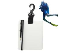 Dive Writing Slate - Underwater Writing Slate, Waterproof Durable Diving Writiing Slates With Swivel Clip And Pencil Compact Divers Tablet | Easy-to-Use Dive Writiing Slates Board For W